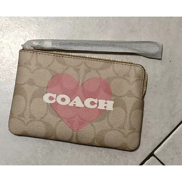 Coach | Bags | Nwt Coach Valentines Day Heart Wristlet | Poshmark